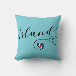 Ísland IJsland Heart Kussen