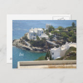 Island Ios... Briefkaart (Voorkant / Achterkant)