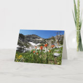 Island Lake, Ruby Mountains NV Carte de voeux vier (Devant)