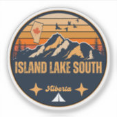 Island Lake South, Alberta Sticker (Voorkant)