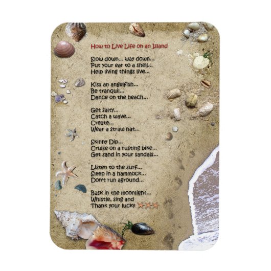 Island Life Magneet (Verticaal)