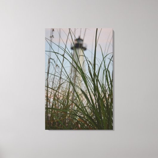Island Lighthouse - Wrapped Canvas (Voorkant)