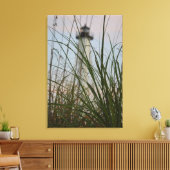 Island Lighthouse - Wrapped Canvas (Insitu (Woonkamer))