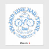 Island Line Rail Trail (fietsen) Sticker (Vel)