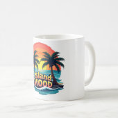 Island Mood Sunset Palm Mug (Devant droit)