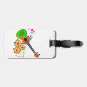 Island Music Tropical Ukulele Bagagelabel (Achterkant horizontaal)