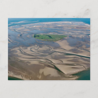 Island Neuwerk nabij Hamburg in het Duitse Wadden  Briefkaart