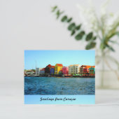 Island of Curacao Design by Admiro Briefkaart (Staand voorkant)