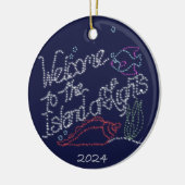 Island of Lights kerstversiering Keramisch Ornament (Links)