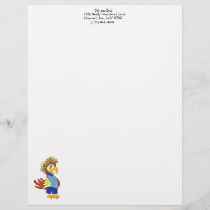 "Island Parrot" Persoonlijke Letterhead Briefhoofd Sjabloon