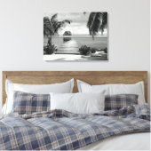 Island Pier Canvas Afdruk (Insitu (Slaapkamer))