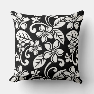 ISLAND PLUMERIA (BLACK) KUSSEN