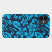 ISLAND PLUMERIA (Blauw x 2) Case-Mate iPhone Case (Achterkant (horizontaal))