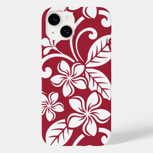 ISLAND PLUMERIA (CARDINAL RED) Case-Mate iPhone CASE (Achterkant)