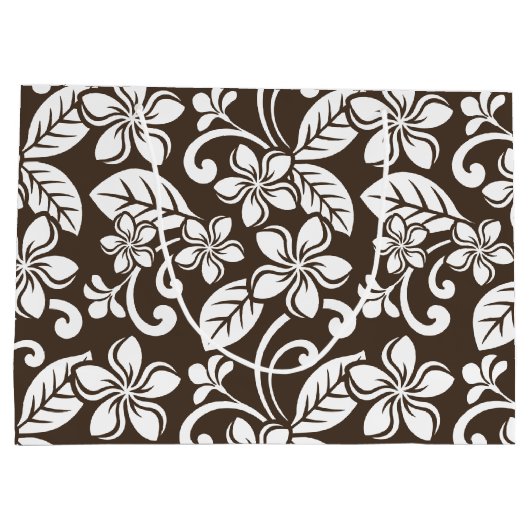 ISLAND PLUMERIA (KOFFIE BROWN) GROOT CADEAUZAKJE (Achterkant)