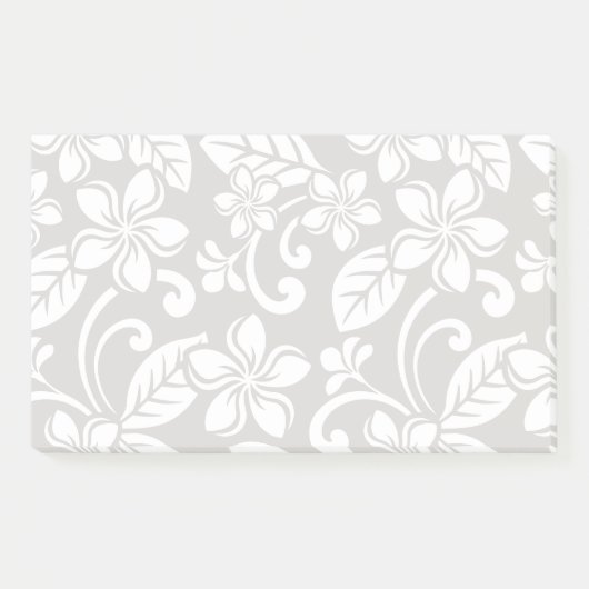 ISLAND PLUMERIA (KOFFIE BROWN) POST-IT® NOTES (Voorkant)