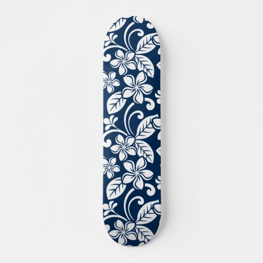 ISLAND PLUMERIA (NAVY BLUE) SKATEBOARD (Voorkant)
