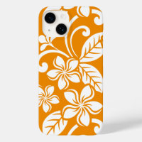 ISLAND PLUMERIA (ORANJE) Hoesje-Mate iPhone CASE