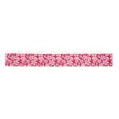 ISLAND PLUMERIA (RED) SATIN RIBBON LINT (Voorkant)