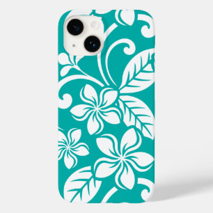 ISLAND PLUMERIA (TURQUOÏS) Case-Mate iPhone 14 HOESJE
