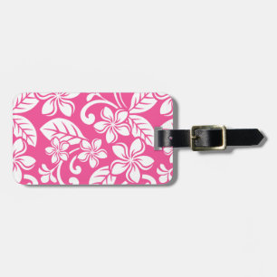 ISLAND PLUMERIA (WATERMELON PINK) BAGAGELABEL