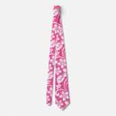 ISLAND PLUMERIA (WATERMELON PINK) STROPDAS (Achterkant)