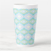 Island Rhombus Latte Mok (Voorkant)