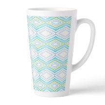 Island Rhombus Latte Mok