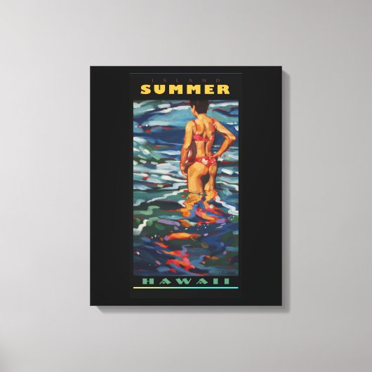 Island Summer Canvas Afdruk (Voorkant)