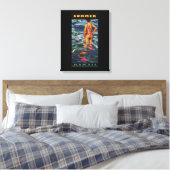 Island Summer Canvas Afdruk (Insitu (Slaapkamer))