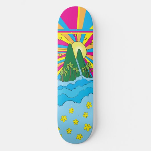Island Sun Skateboard (Voorkant)