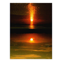 Island Sunset                    Photo Enlargement Foto Afdruk