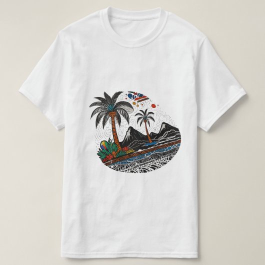 ISLAND T-SHIRT (Design voorkant)