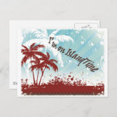 Island Time Briefkaart (Voorkant / Achterkant)