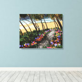 Island Time Canvas Afdruk (Insitu (Houten vloer))