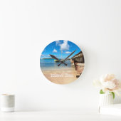 Island Time Clock Ronde Klok (Huis)