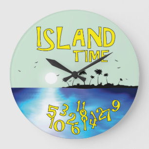 Island Time Grote Klok