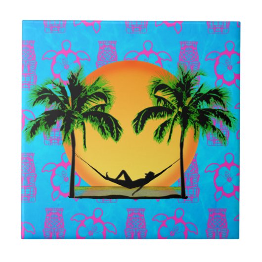 Island Time Tegeltje (Voorkant)