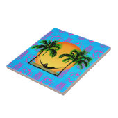 Island Time Tegeltje (Zijkant)