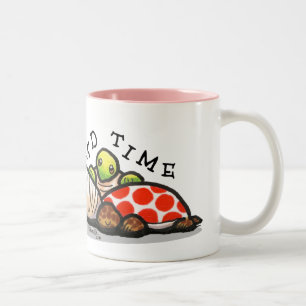 Island Time Turtles Tweekleurige Koffiemok