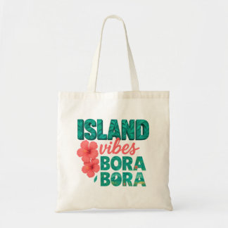 Island Vibes - Bora Bora Tropische Canvas tas | zo