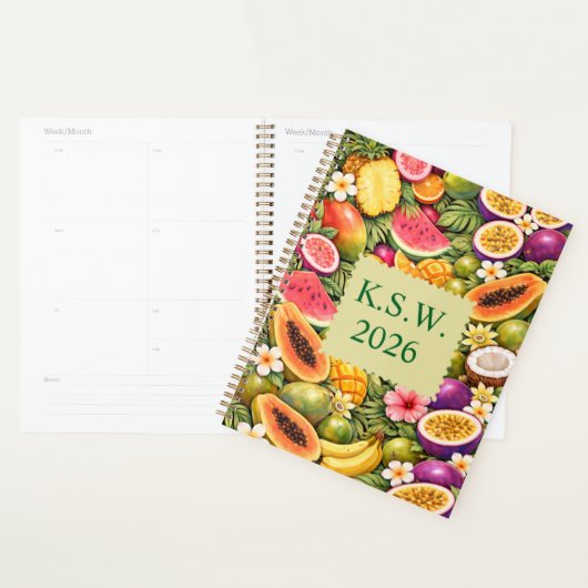 Island Vibes Planner  (Devant avec enveloppe)
