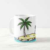Island with Palm Trees Mug (Devant gauche)