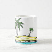 Island with Palm Trees Mug (Centre)