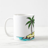 Island with Palm Trees Mug (Gauche)