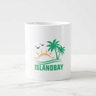 Islandbay T-shirt - Draag de tropische bries Extra Grote Beker