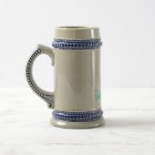 Islandbrede Weer Beer Stein Bierpul (Links)