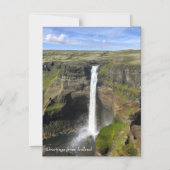 Islande - Carte magnétique (Recto)