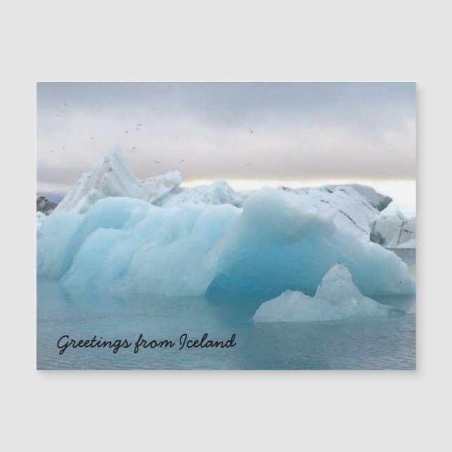 Islande - Carte magnétique (Devant)