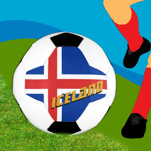 Islande Football & Drapeau islandais / Sports